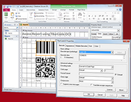 TBarCode SDK - Barcode Add-In for Microsoft Access 